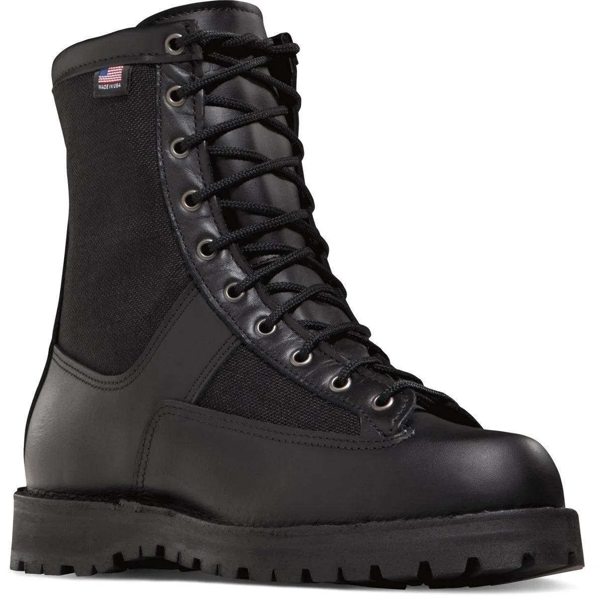 Acadia 8" Black Law Enforcement Boot