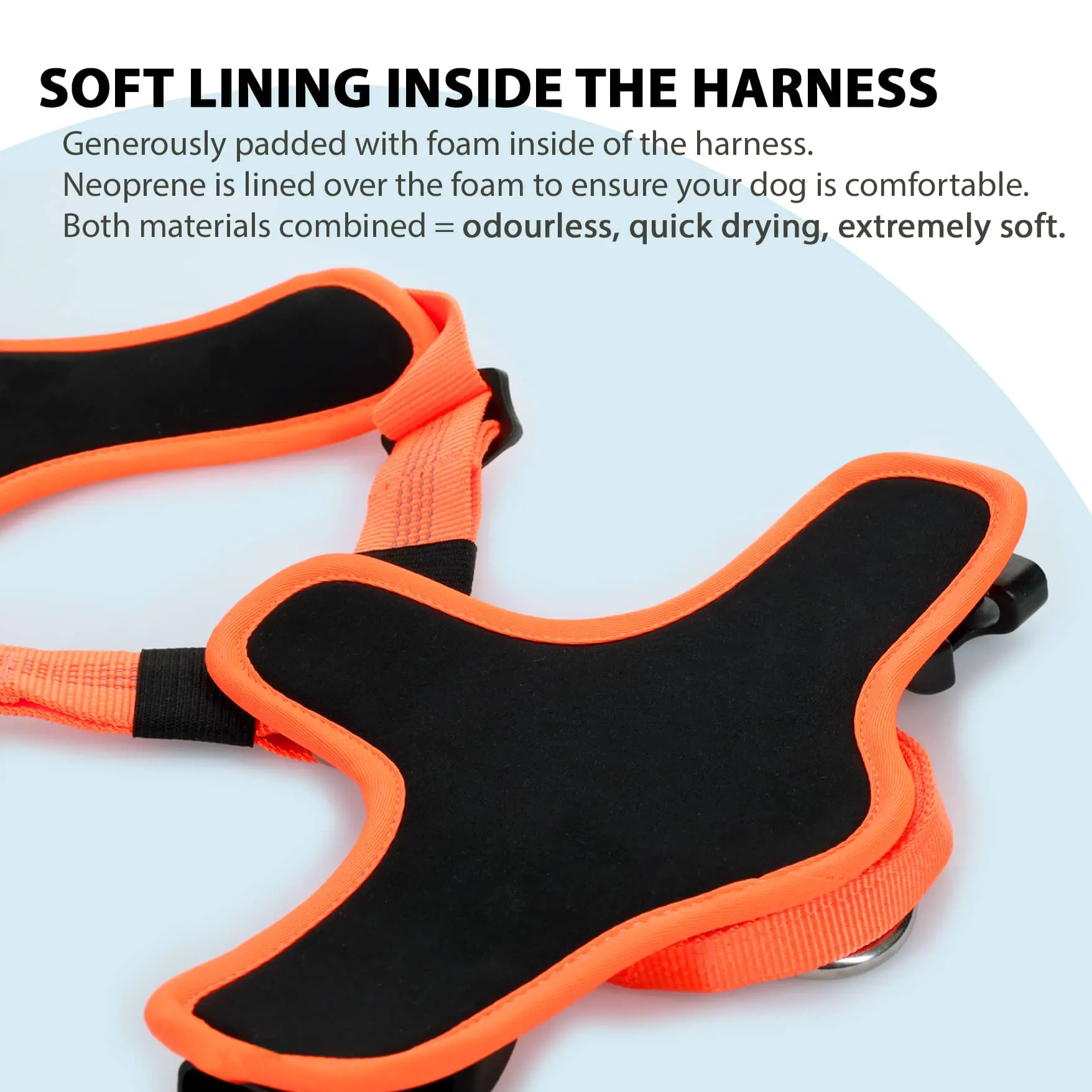 Active Harness | With Handle & Reflective - Orange