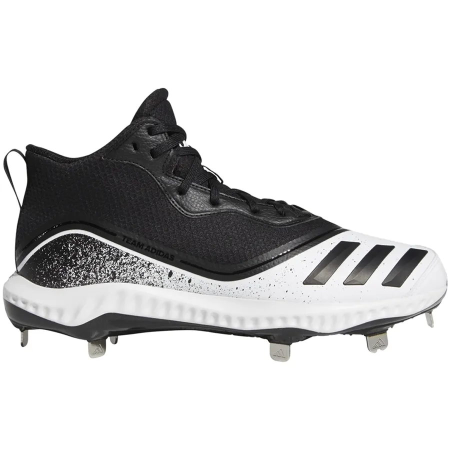 adidas Men's Icon V Bounce Mid Metal Baseball Cleats