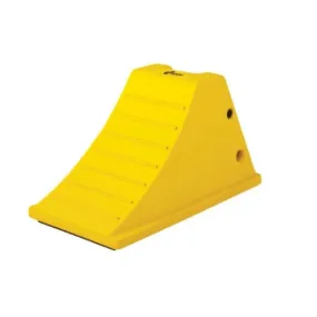 All-Terrain Heavy Duty Wheel Chocks - 38" Max Tire Diameter - 40 Tons Capacity - Flat Bottom