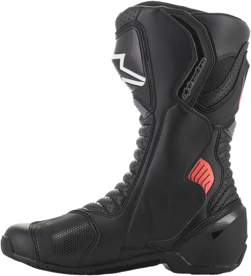 ALPINESTARS SMX-6 v2 Boots - Black/Gray/Red - Vented - US 8 / EU 42 2223017-1133-42