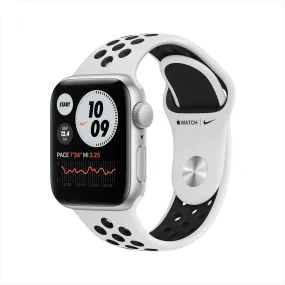 Apple Watch Nike SE GPS - Silver Aluminum Case with Pure Platinum/Black Nike Sport Band