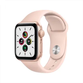 Apple Watch SE GPS - Gold Aluminum Case with Pink Sand Sport Band