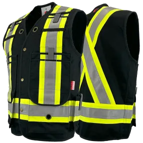 Atlas AR/FR Black Surveyor Vests 2272BLK