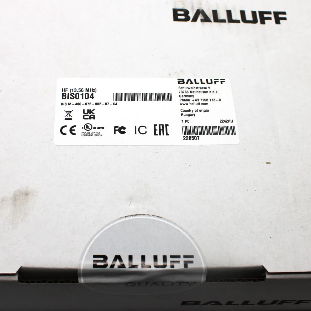 Balluff BIS M Series Radio Frequency ID Systems BIS M-400-072-002-07-S4 BIS0104