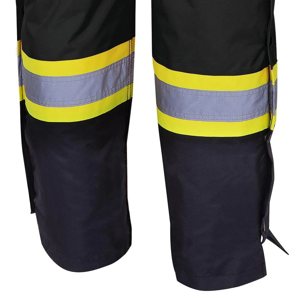 Bib Pants - Pioneer Hi-Viz 100% Waterproof 7-in-1 Quilted Bib Pants, 5040BB / 5041BB / 5042