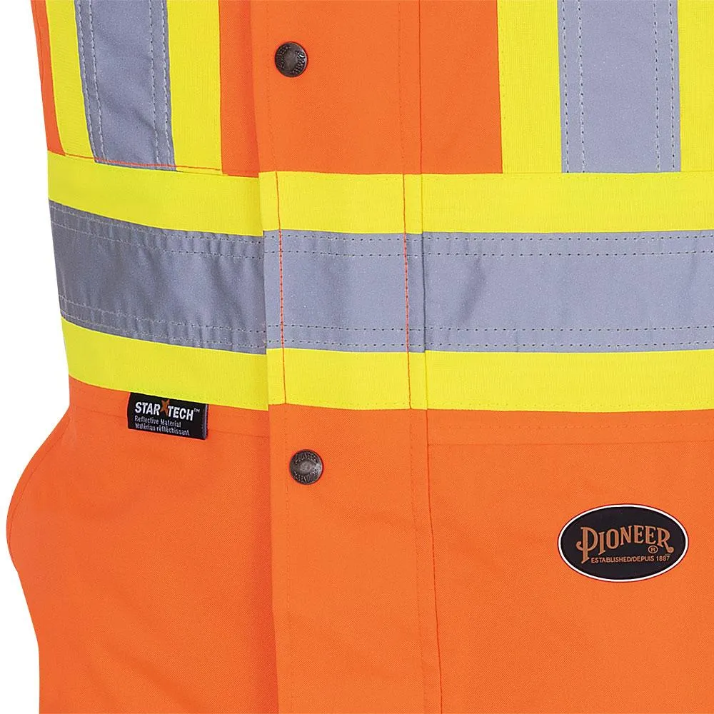 Bib Pants - Pioneer Hi-Viz 100% Waterproof 7-in-1 Quilted Bib Pants, 5040BB / 5041BB / 5042