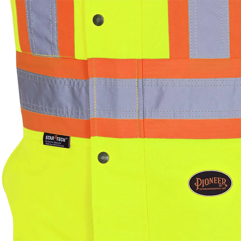 Bib Pants - Pioneer Hi-Viz 100% Waterproof 7-in-1 Quilted Bib Pants, 5040BB / 5041BB / 5042