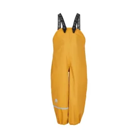 Bibbed Rain Pants: Goldenrod