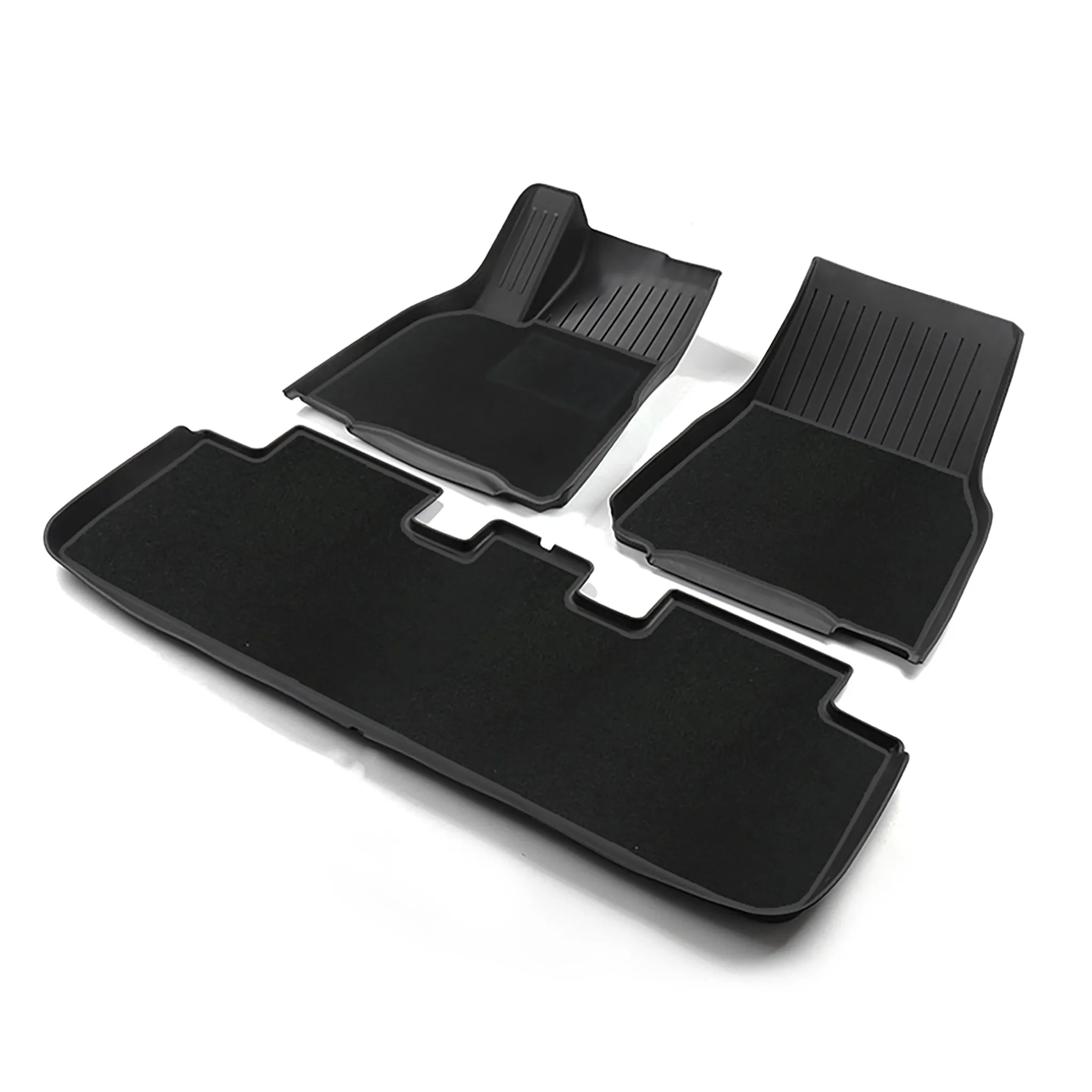 Bundle: Model Y Floor Mats & Liners Full Set 9 PCS (floor mat with carpets)