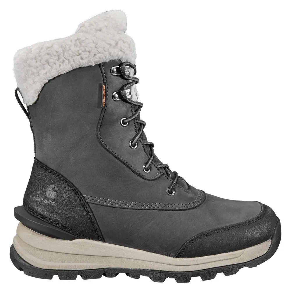 Carhartt FH8029-W 6M Pellston Insulated Waterproof Winter Boots for Ladies - Dark Grey Nubuck - 6M