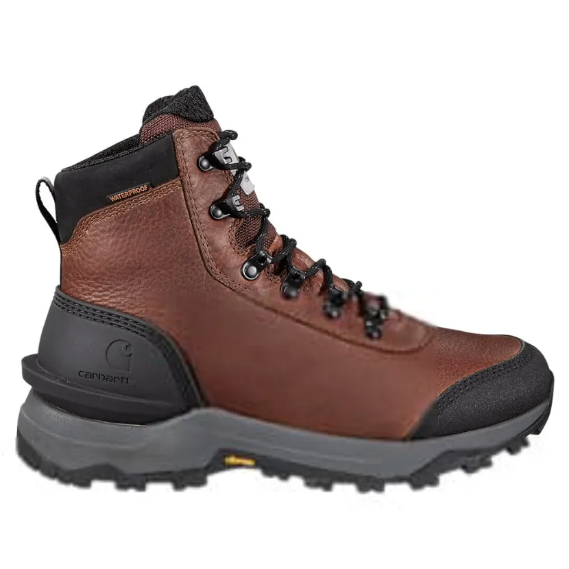 Carhartt Men's Insulated 6" WP Soft Toe Hiker Work Boot -Red- FP6039-M