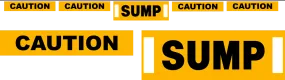 Caution Sump