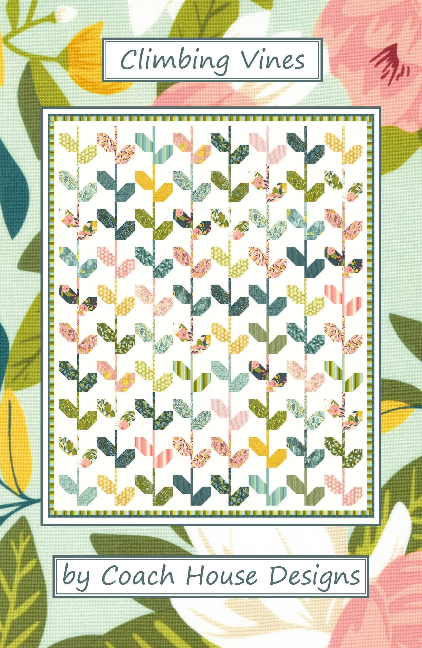 Climbing Vines Downloadable PDF Quilt Pattern