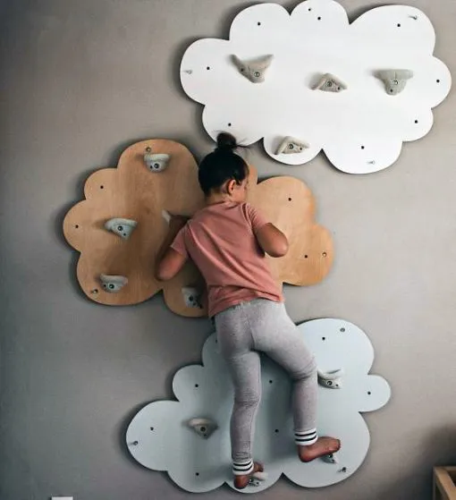 Cloud Shaped Indoor Climbing Wall