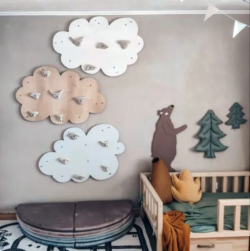 Cloud Shaped Indoor Climbing Wall