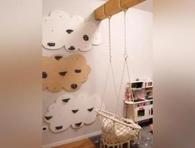 Cloud Shaped Indoor Climbing Wall