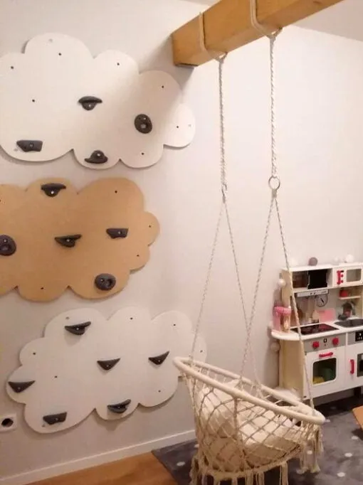 Cloud Shaped Indoor Climbing Wall