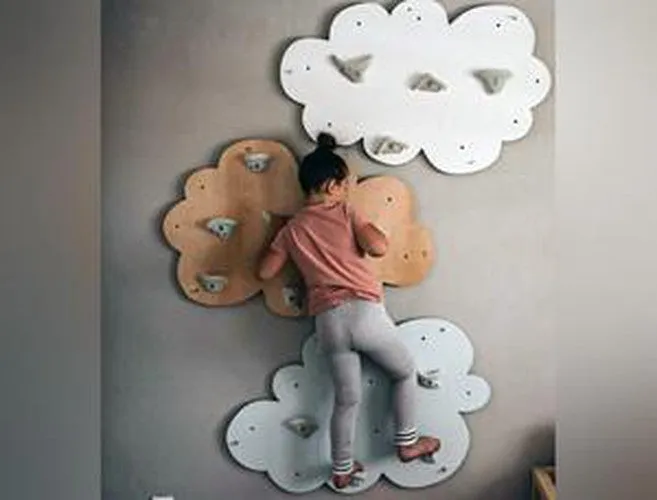 Cloud Shaped Indoor Climbing Wall