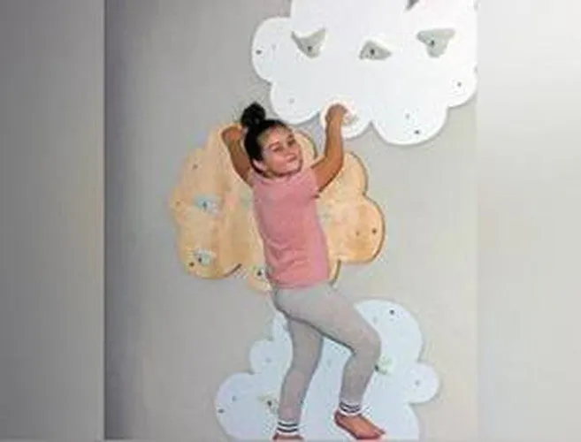 Cloud Shaped Indoor Climbing Wall