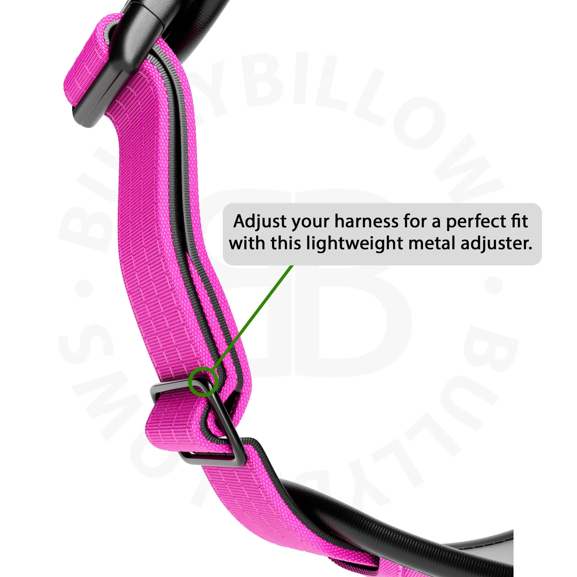 Comfort Premium Harness | Non Restrictive - Magenta