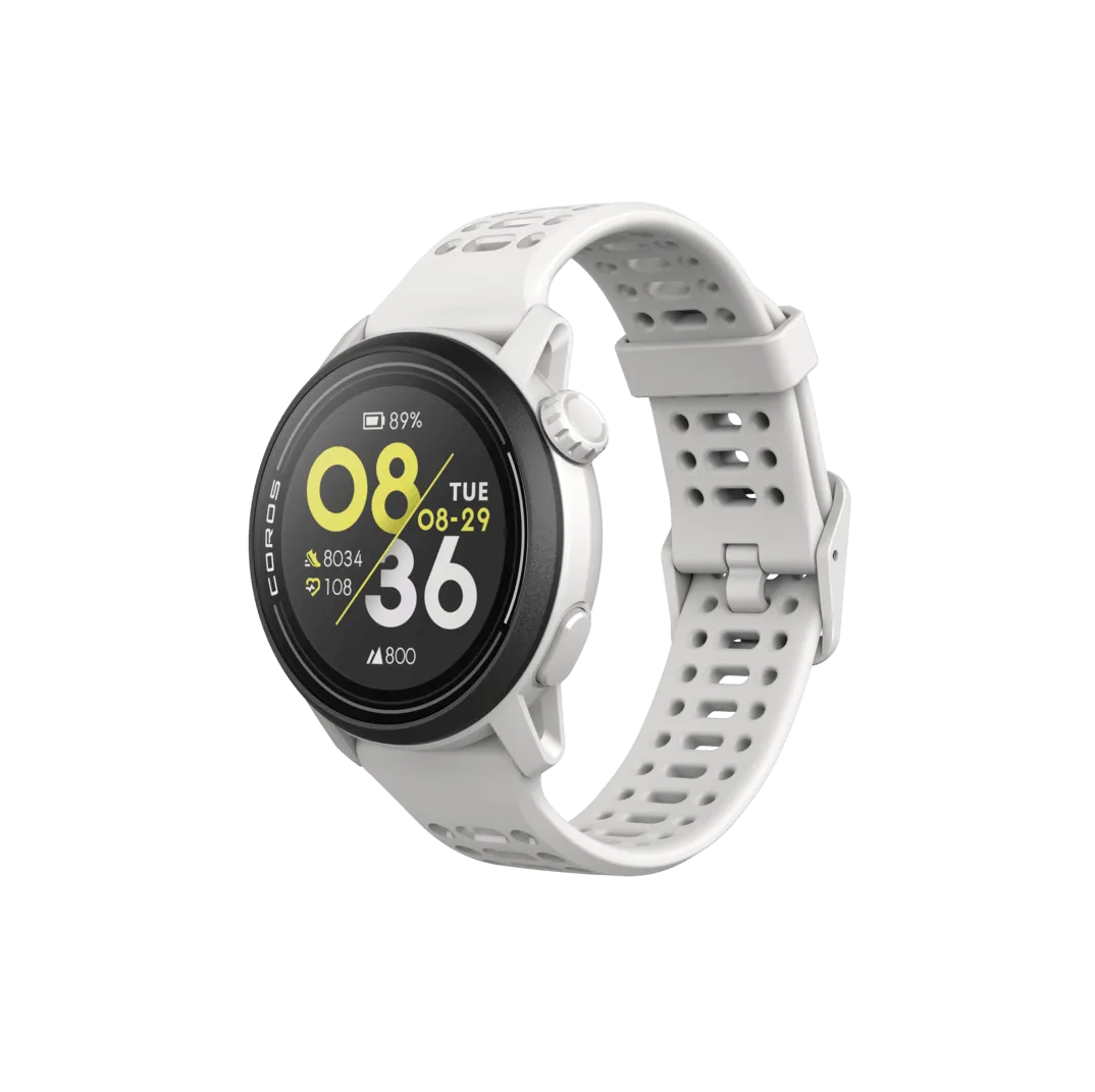 COROS PACE 3 Premium GPS Sport Watch with Silicone Band in White