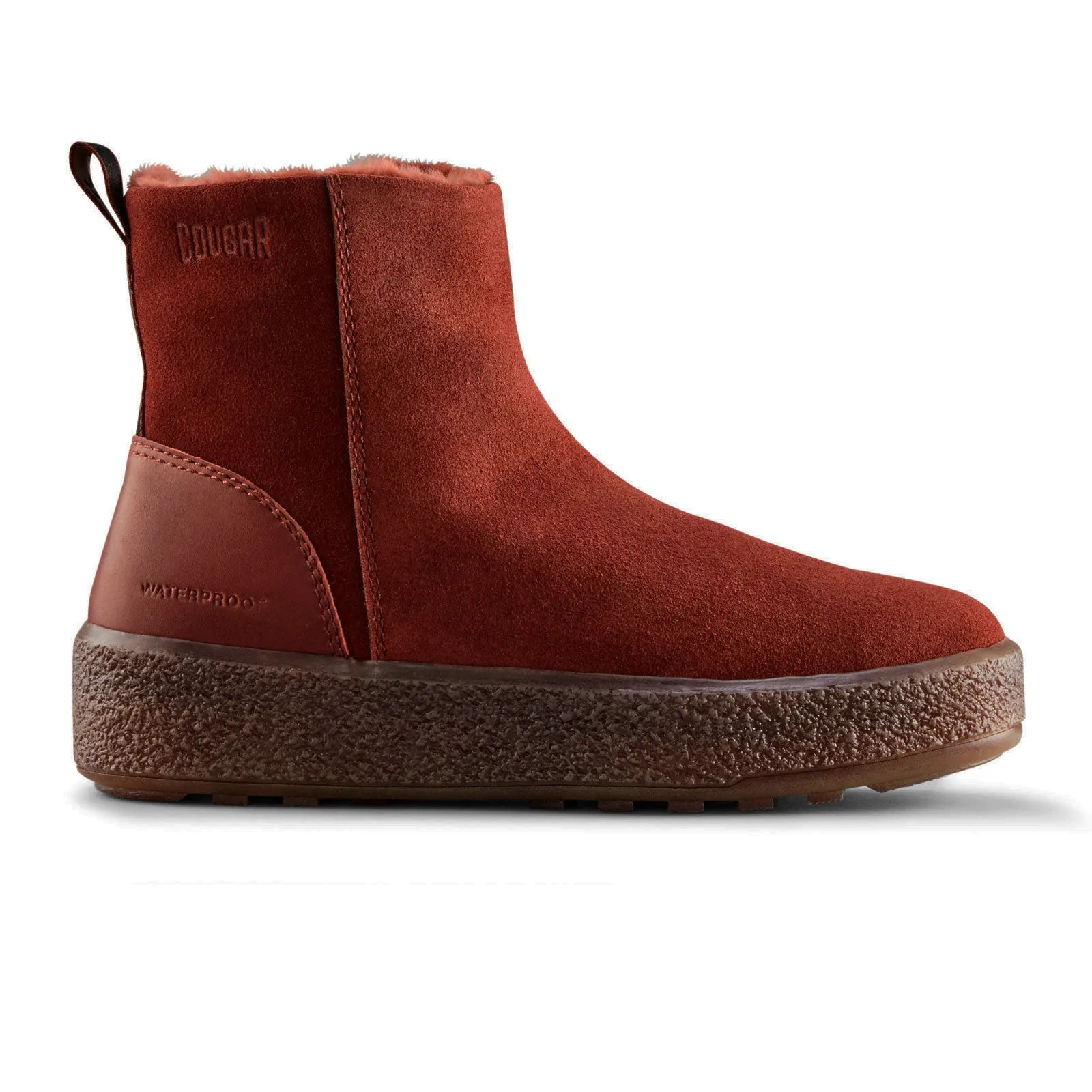 Cougar Broom Winter Ankle Boot (Women) - Russet Suede