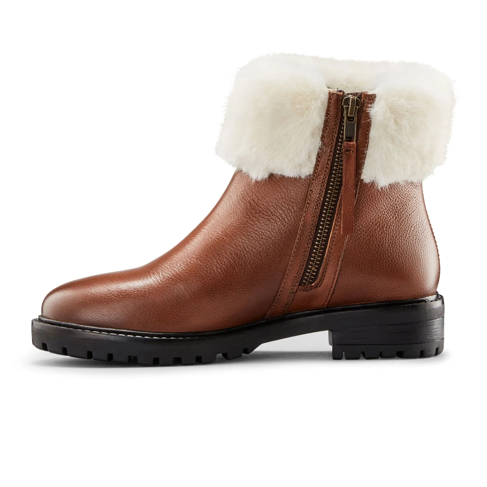 Cougar Kendal Winter Ankle Boot (Women) - Cognac Leather