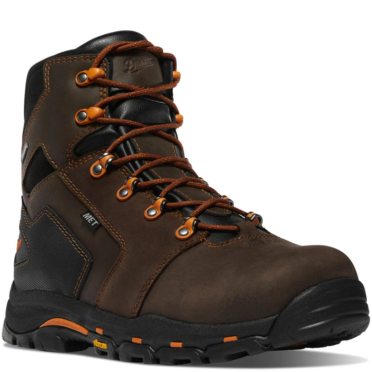 Danner Men's - 6" Vicious Gore-Tex Lined Work Boot - Met Guard Comp Toe