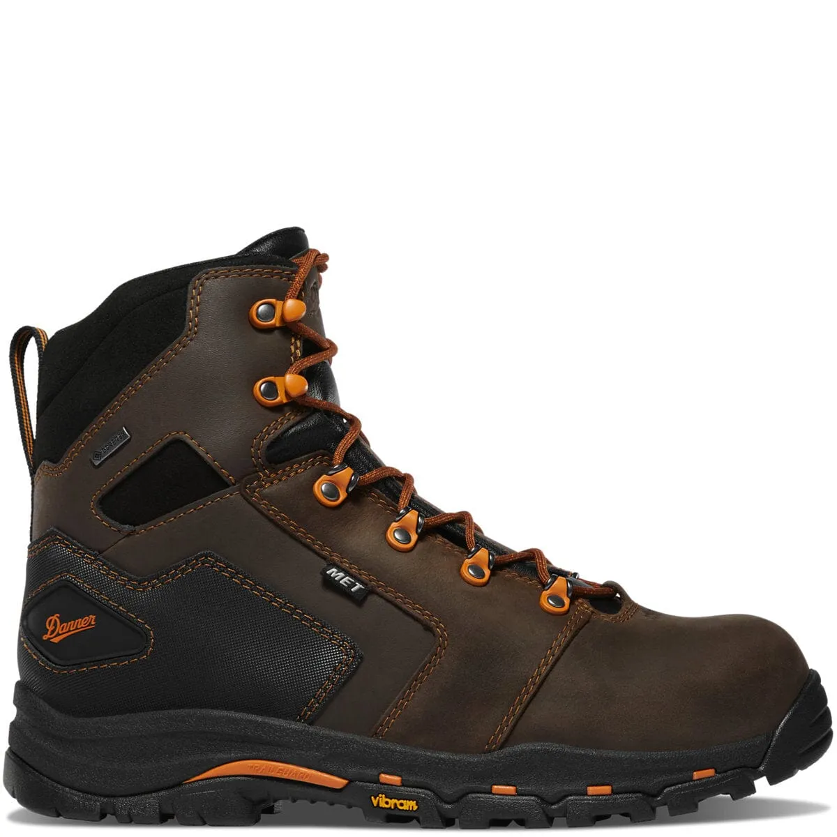 Danner Men's - 6" Vicious Gore-Tex Lined Work Boot - Met Guard Comp Toe