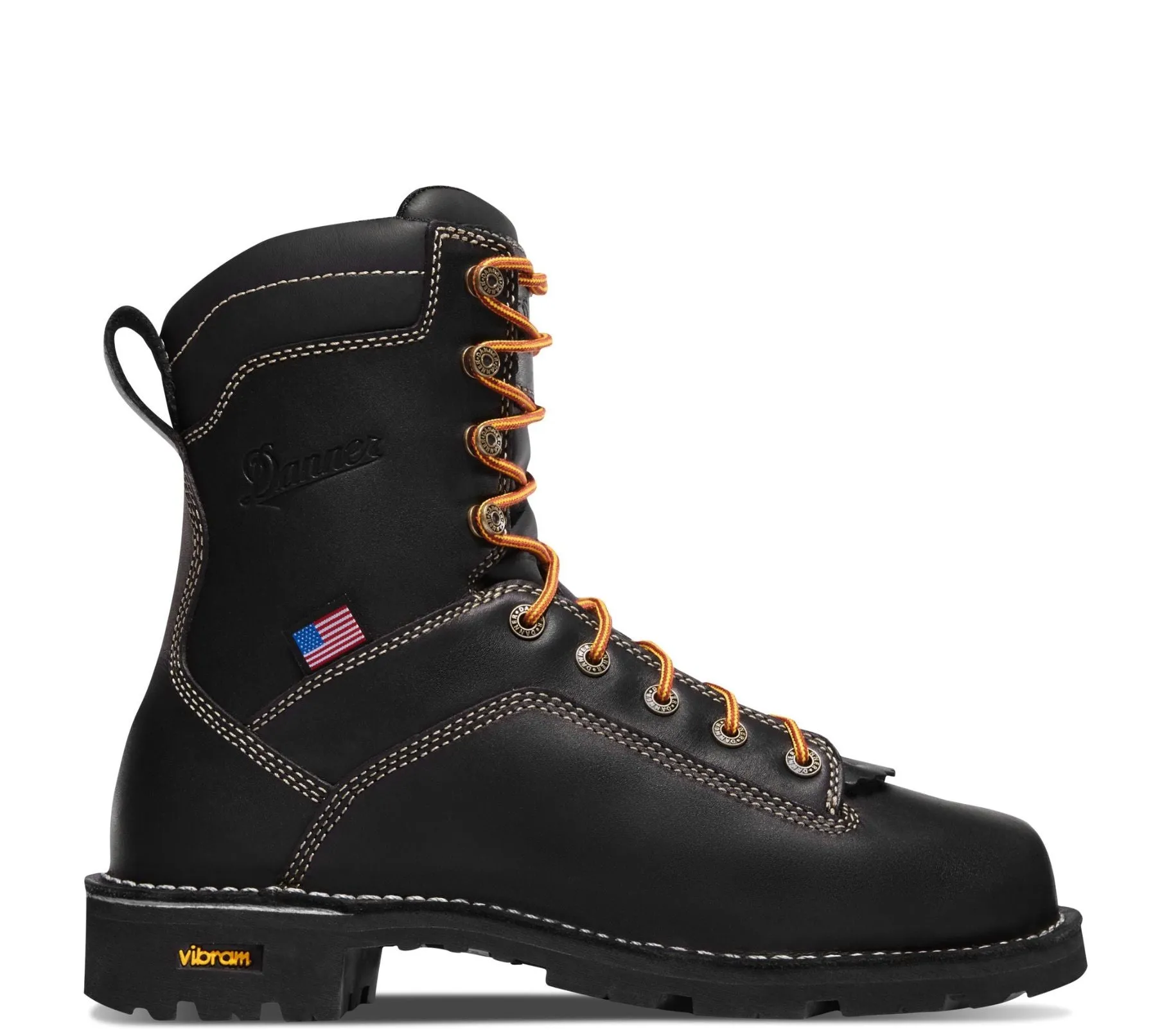 Danner Men's Quarry USA 8" Waterproof EH Alloy Toe Work Boot