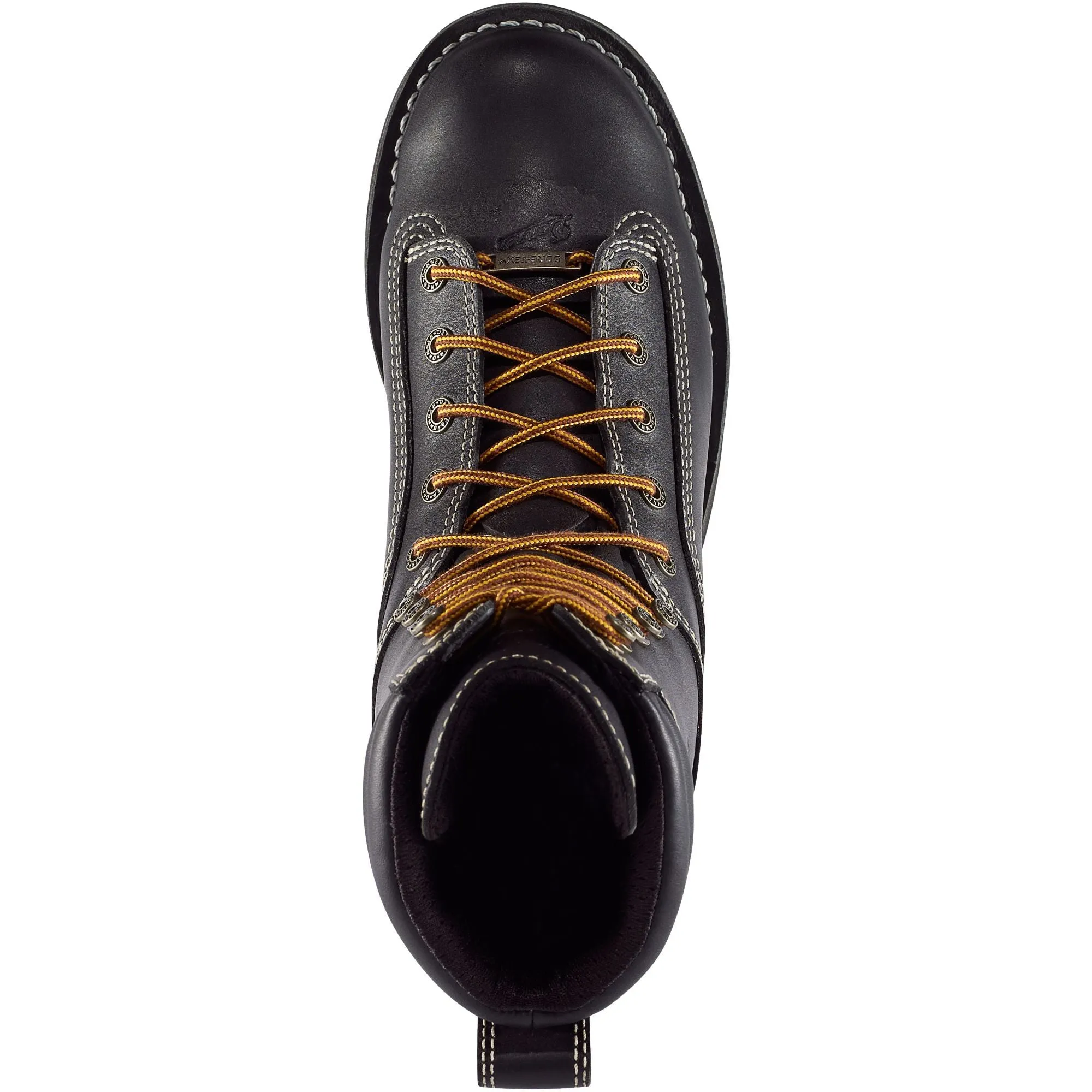 Danner Men's Quarry USA Made 8" Soft Toe WP Work Boot - Black - 17309