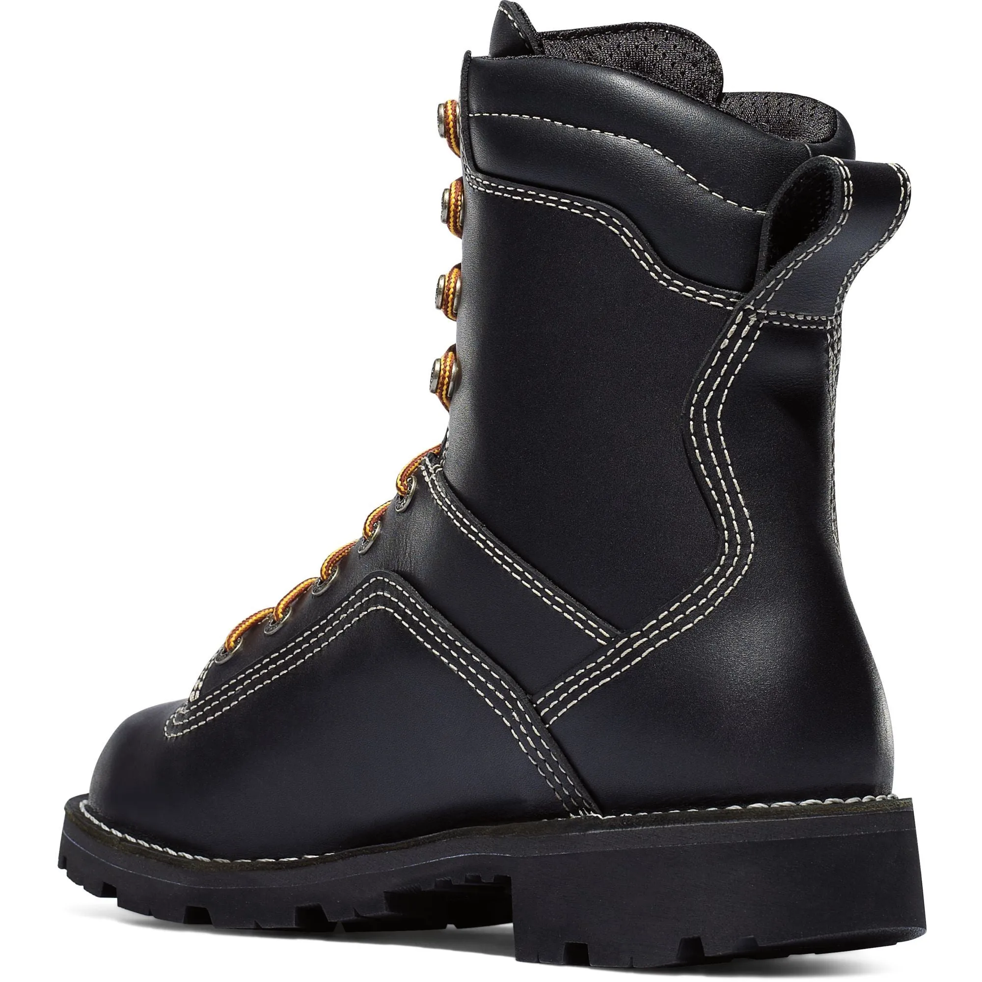 Danner Men's Quarry USA Made 8" Soft Toe WP Work Boot - Black - 17309