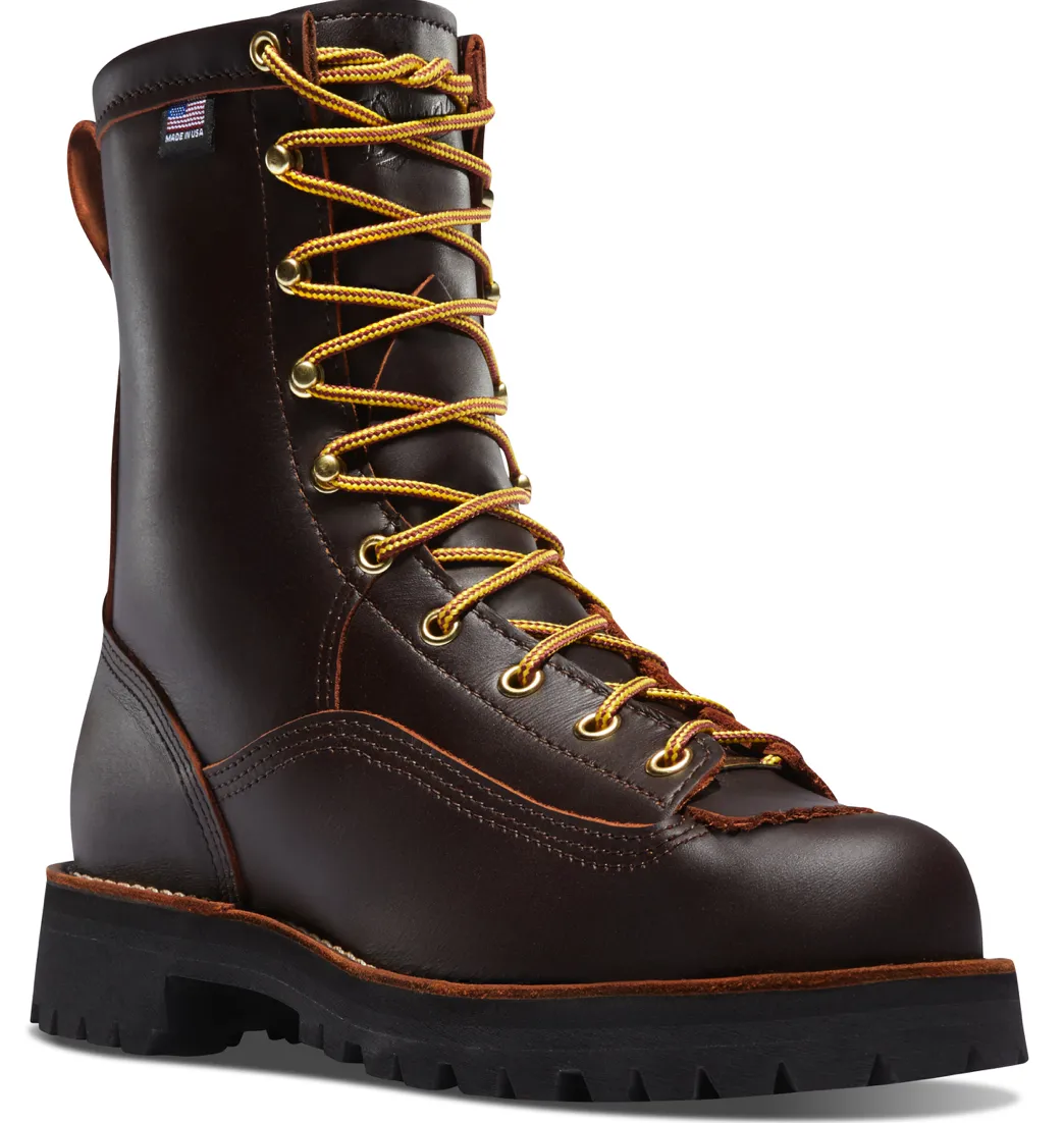 Danner Mens  Rain Forest 8 Inch Soft Toe Work Boot