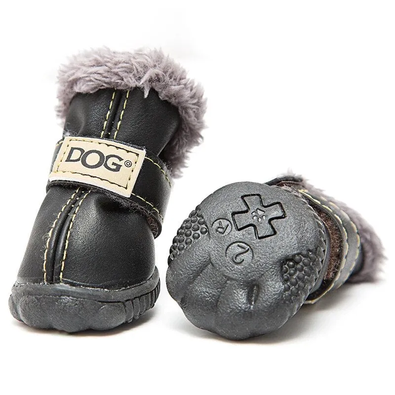 Dog Snow Boots - 4 Pcs/set Dog Uggs For Small Dogs