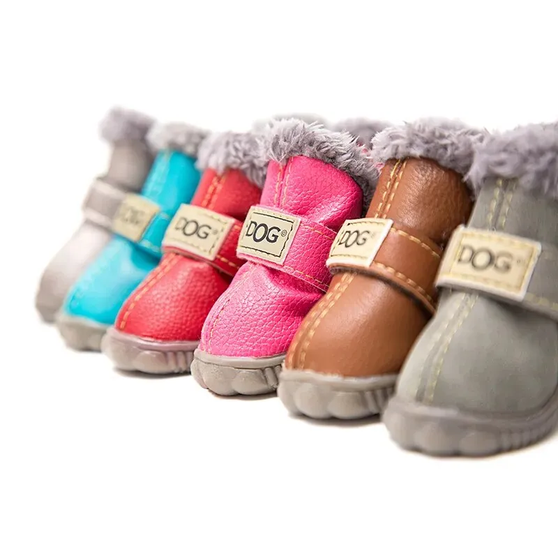 Dog Snow Boots - 4 Pcs/set Dog Uggs For Small Dogs