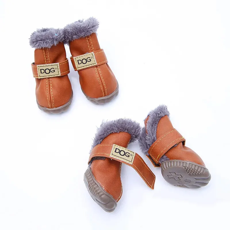 Dog Snow Boots - 4 Pcs/set Dog Uggs For Small Dogs