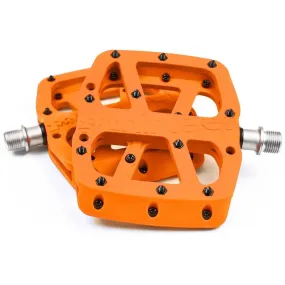 E*Thirteen Base Flat MTB Pedals Composite - Orange