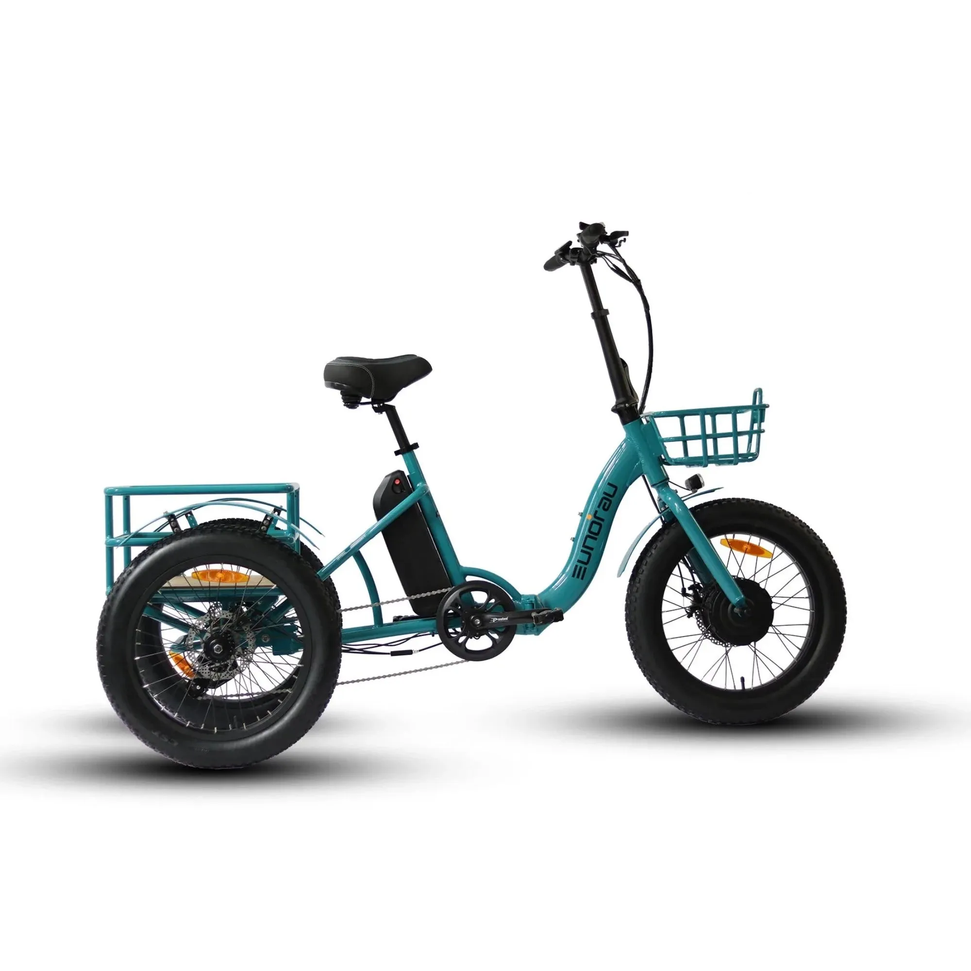 Eunorau 500W 20" Trike Fat Tire Folding Electric Tricycle