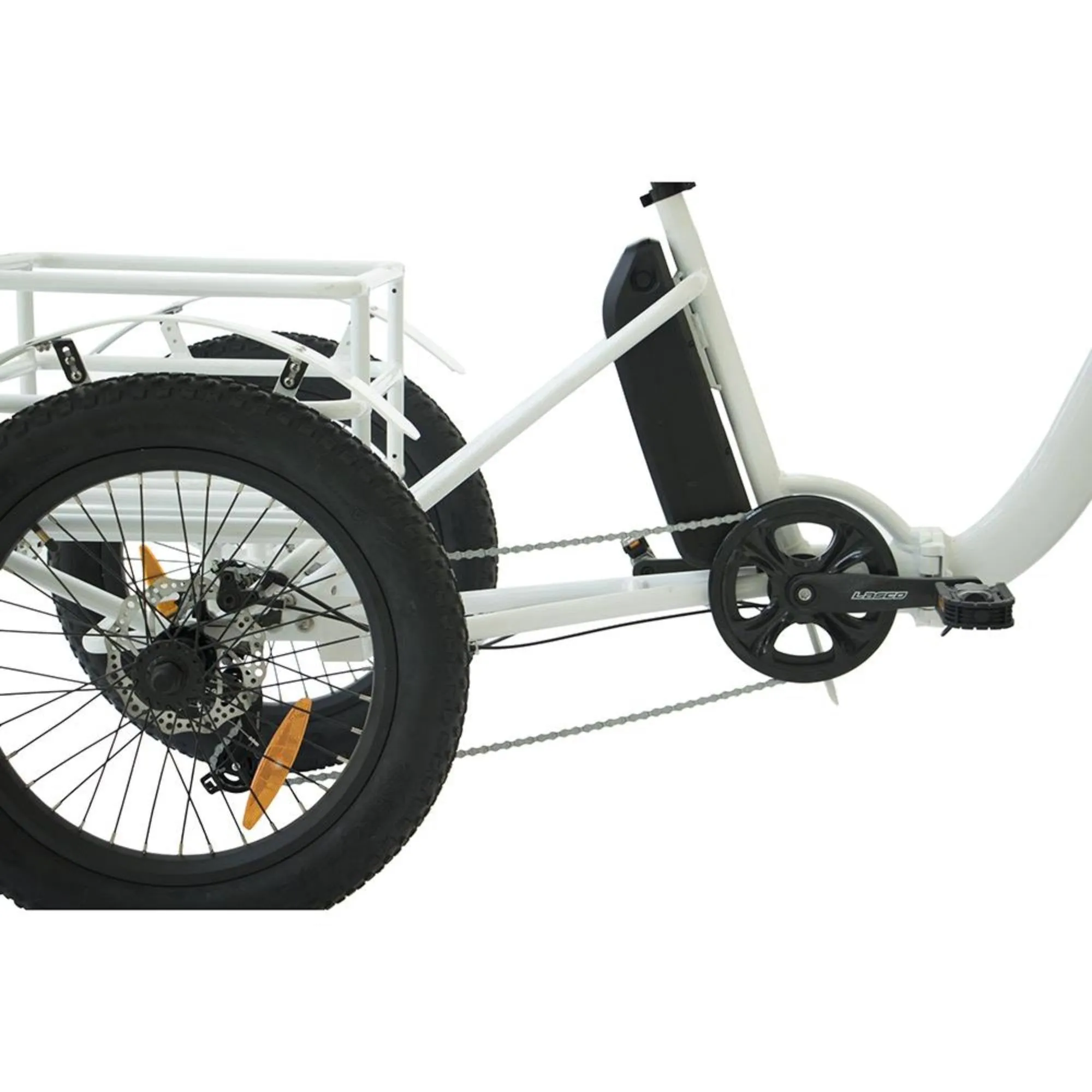 Eunorau 500W 20" Trike Fat Tire Folding Electric Tricycle