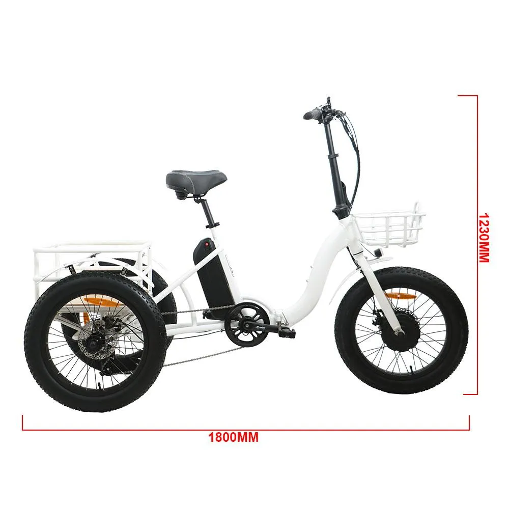 Eunorau New-Trike Tricycle Commuter Electric Bike