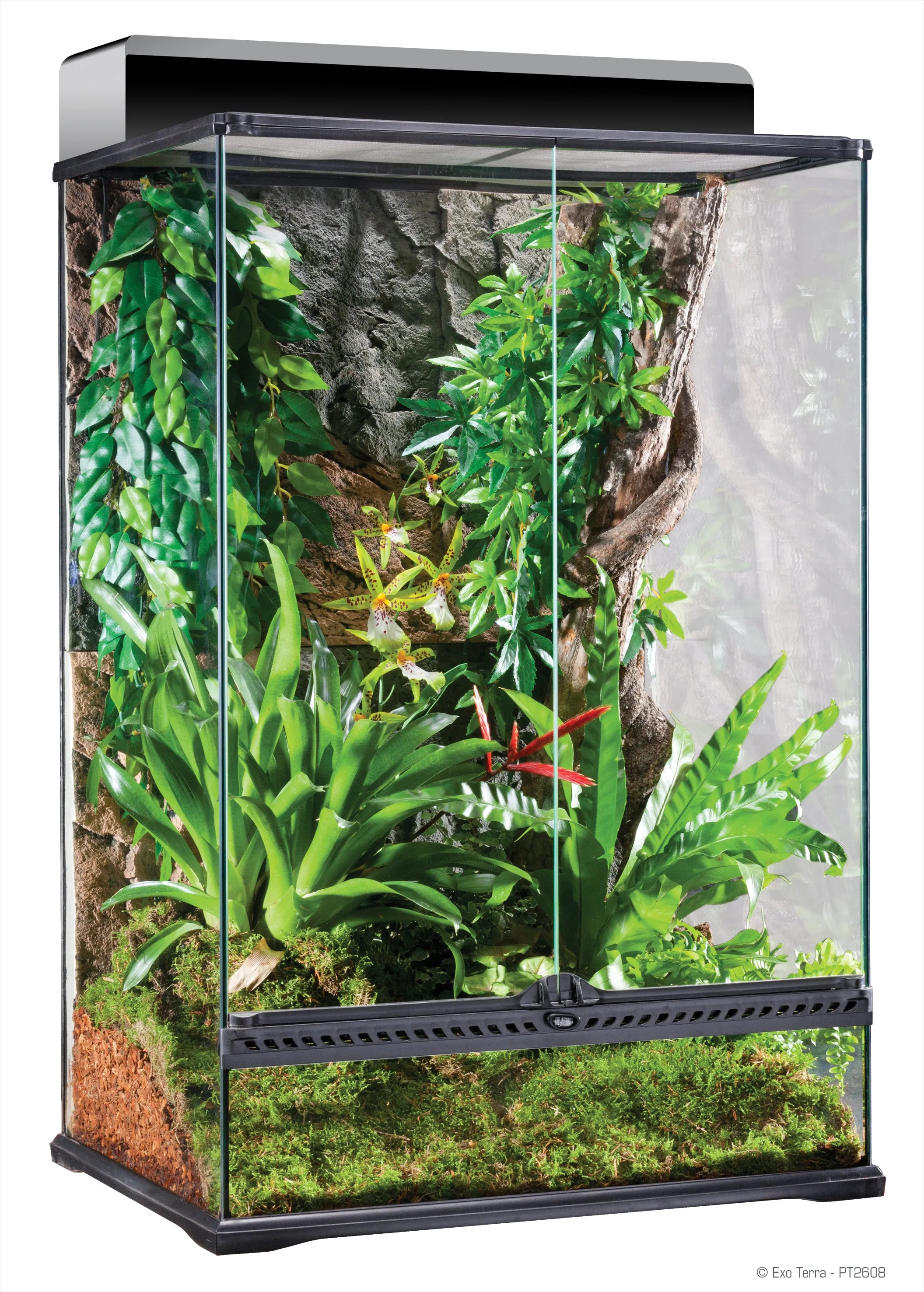 Exo Terra Glass Medium XTall Terrarium 24"x18"x36"