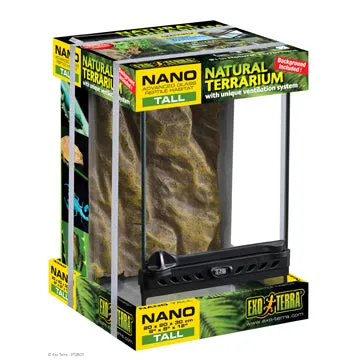 Exo Terra Nano Tall Terrarium - 20 x 20 x 30 cm (8� x 8� x 12�)