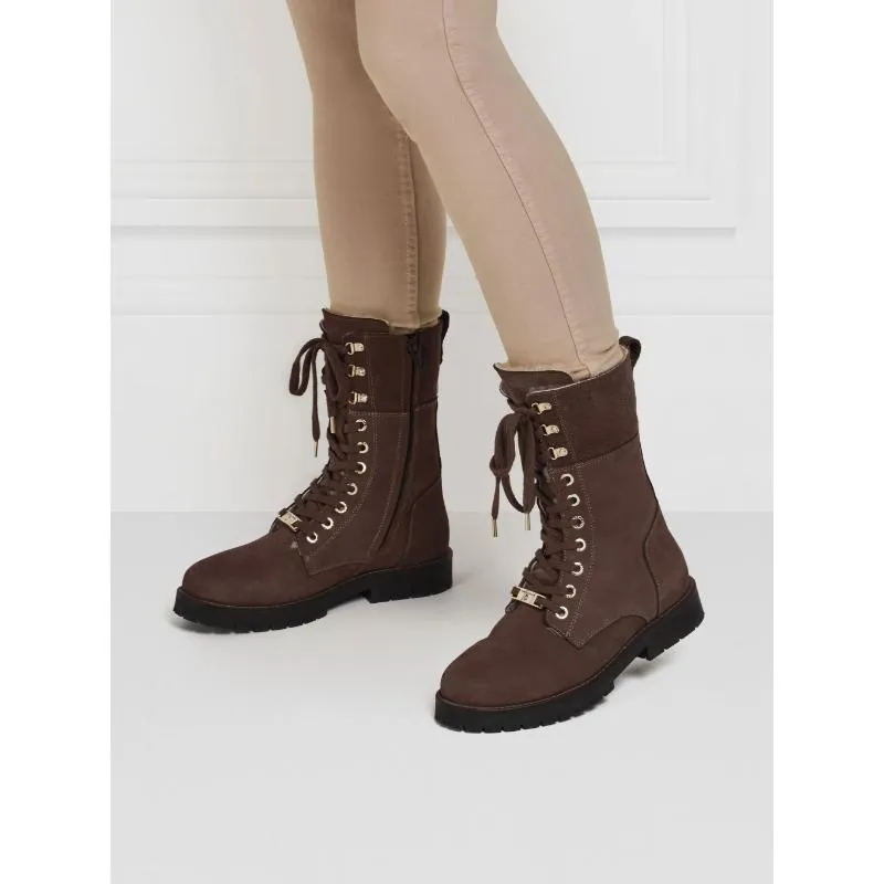 Fairfax & Favor Anglesey Ladies Shearling Lined Boot - Chocolate