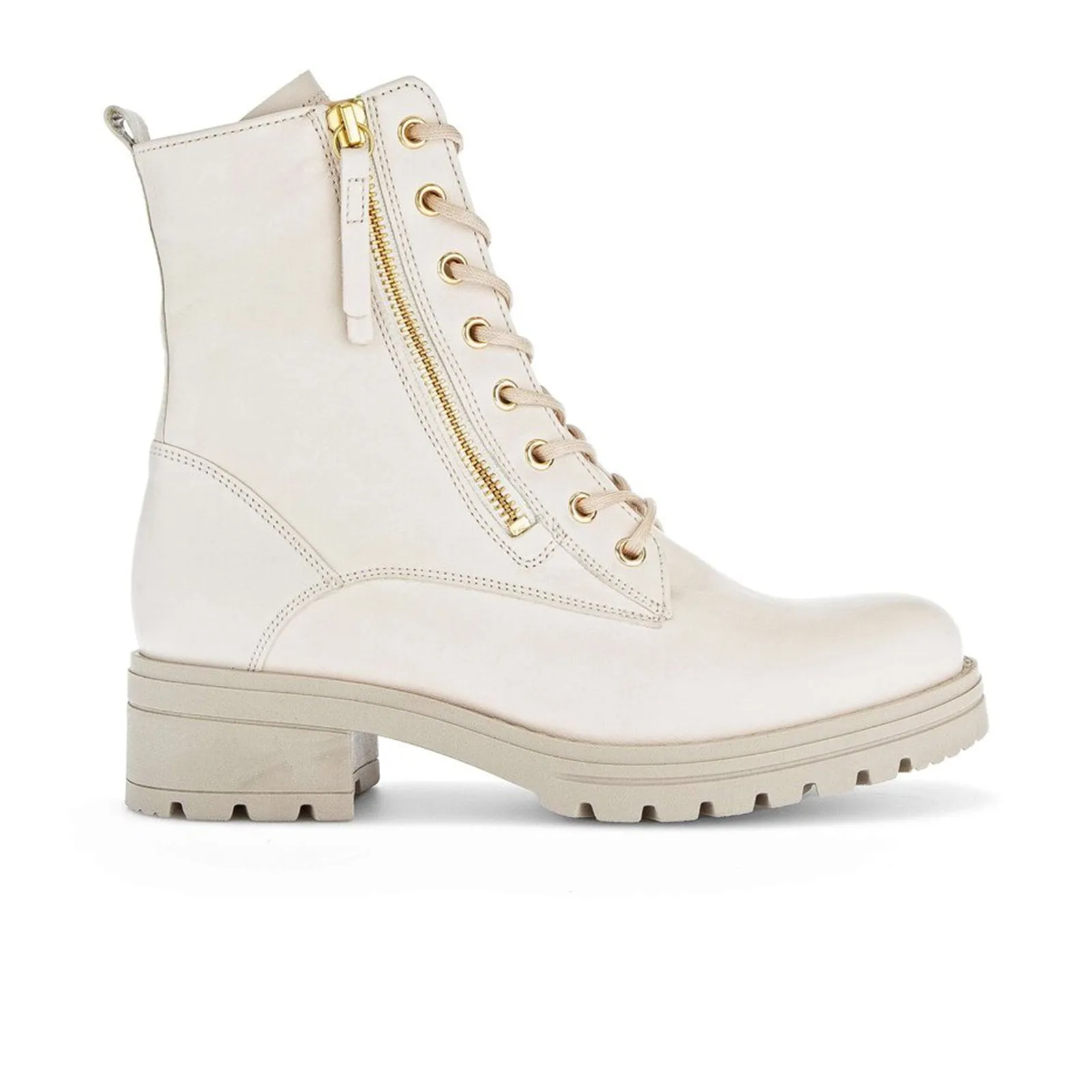 Gabor 52.785.52 Combat Zip Boot (Women) - Ivory