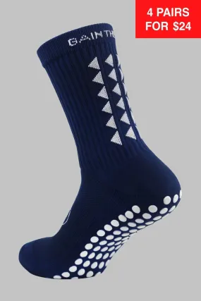 GRIP SOCKS 2.0  MidCalf Length - Navy Blue