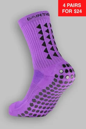 GRIP SOCKS 2.0  MidCalf Length - Purple