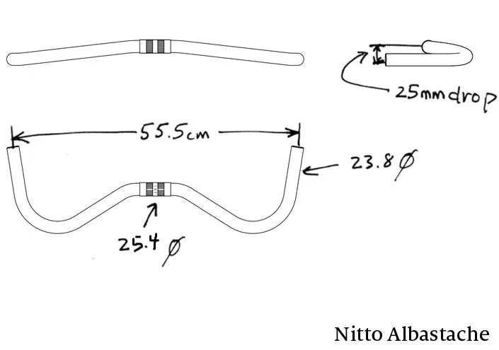 Handlebar - Nitto Albastache Bar (RM017)