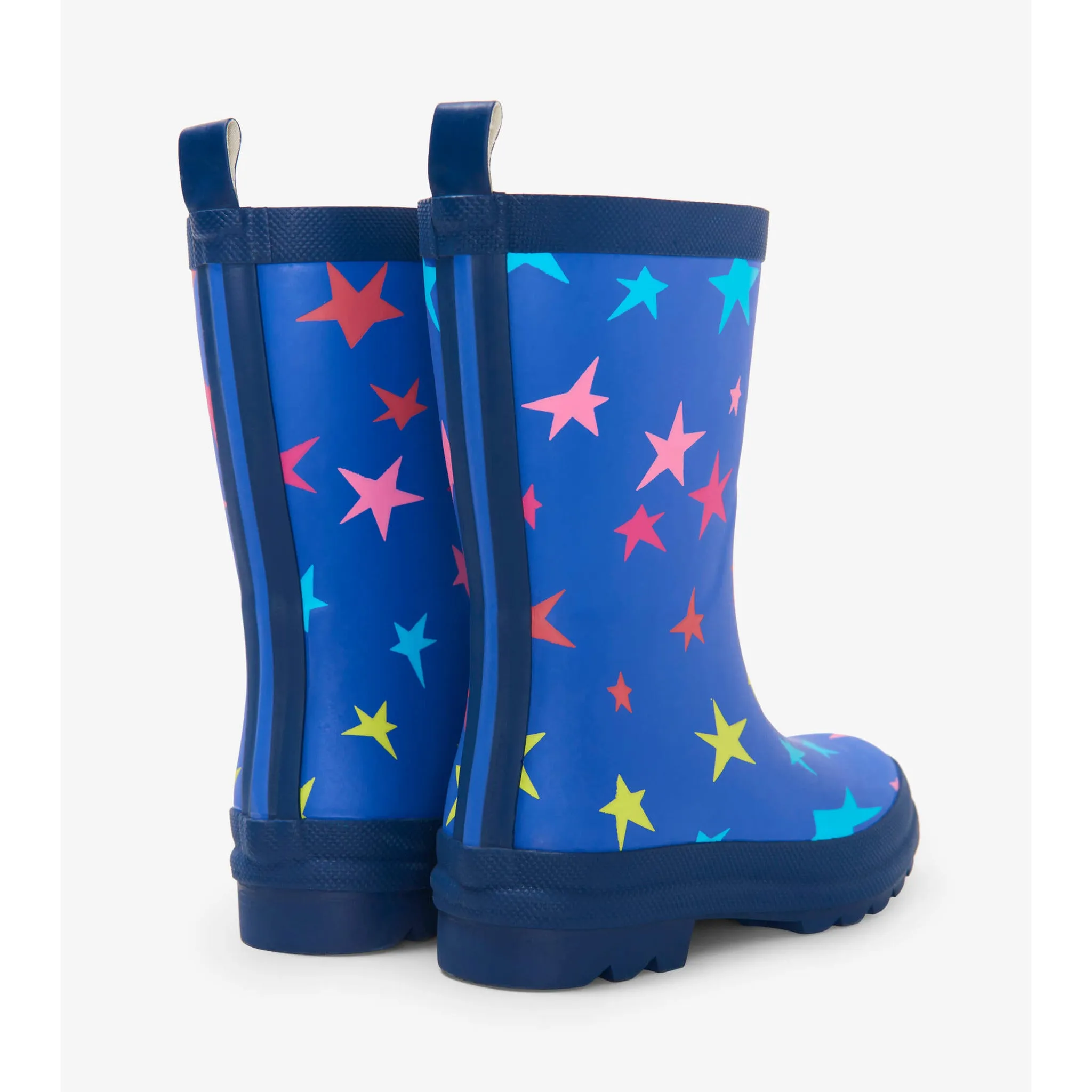 Hatley Scattered Stars Matte Rain Boots - Pink