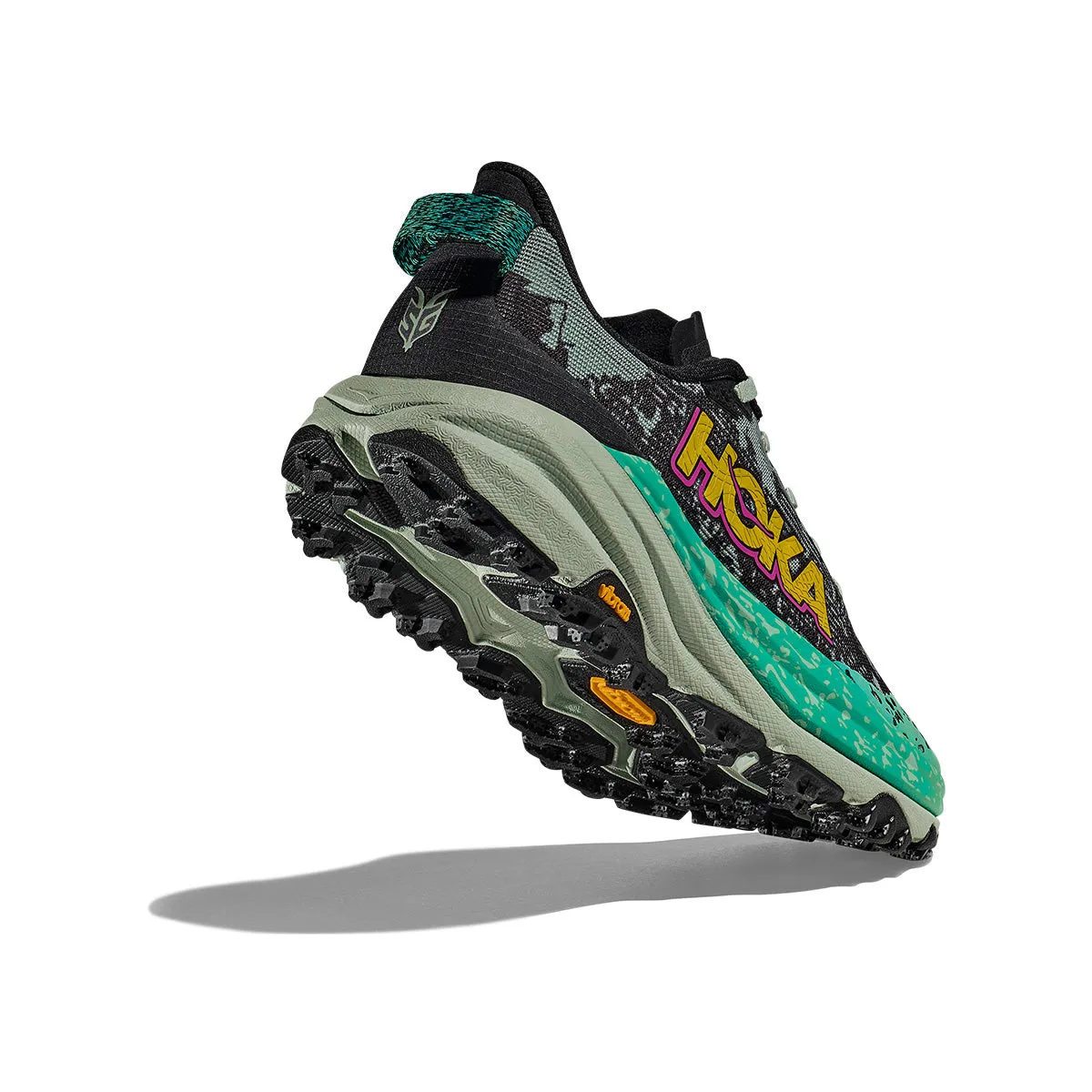 Hoka Speedgoat 6 Womens | Black / Aloe Vera